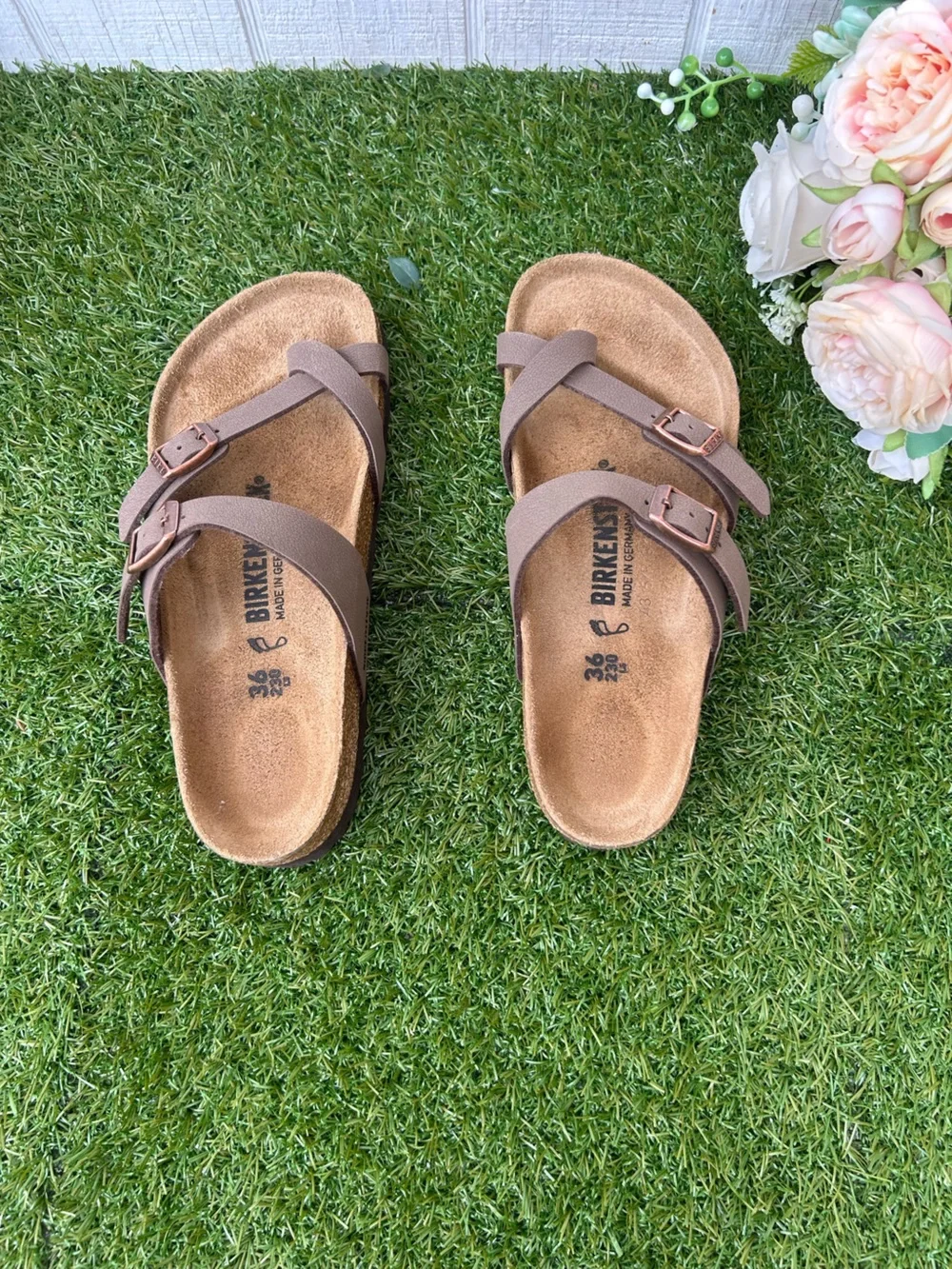 Birkenstock Mayari Mocha Brown sandals Size  36 US 6 women gently used